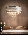 6 Lights Metal Chandelier Silver BARBEIRA_919758