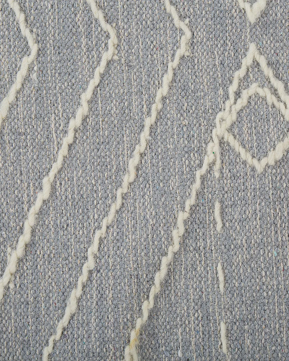 Tappeto KHENIFRA Grigio chiaro 160 x 230 cm Cotone_831126