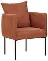 Armchair MALMOS Fabric Golden Brown