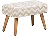 Footstool TAKOMA II Cotton Beige