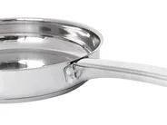 Set of 3 Frying Pans PRIMECOOK Stainless Steel Silver_1043142