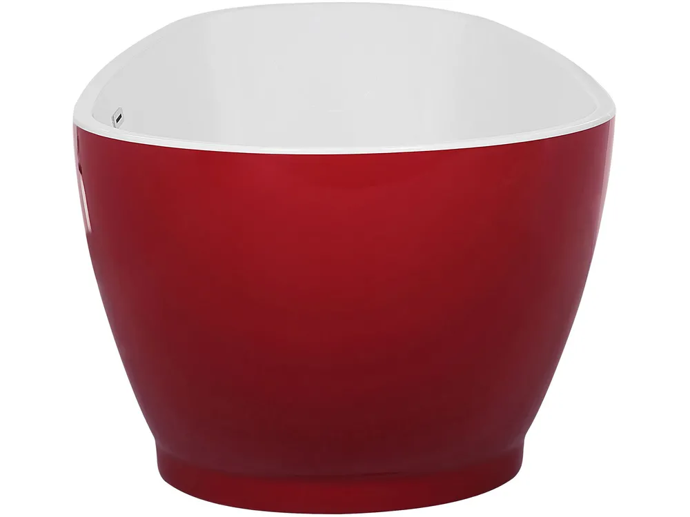 Freestanding Bathtub GUIANA 1730 x 820 mm Red_717547