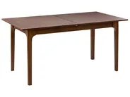 Extending Dining Table DELMAS Dark Ash Wood 160/200 cm 90 cm_1067741