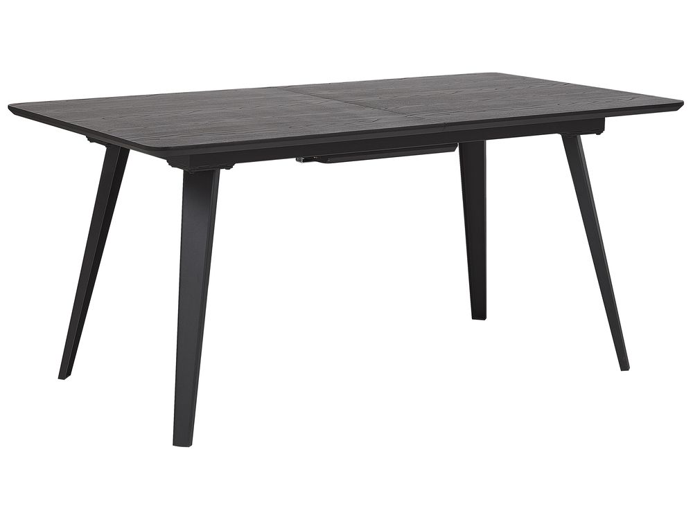 Tavolo da pranzo estensibile IRVINGTON Nero 160/200 cm 90 cm