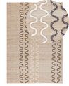 Tapis en jute beige 140 x 200 cm SOGUT_852341