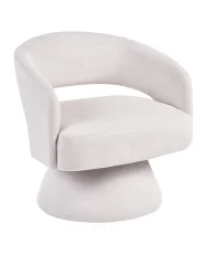 Swivel Armchair EIDAL Off-White_1061726