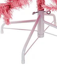Artificial Christmas Tree FARNHAM 210 cm Pink_813146