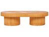 Rattan Coffee Table 150 x 70 cm Light Wood AIROLE_928247