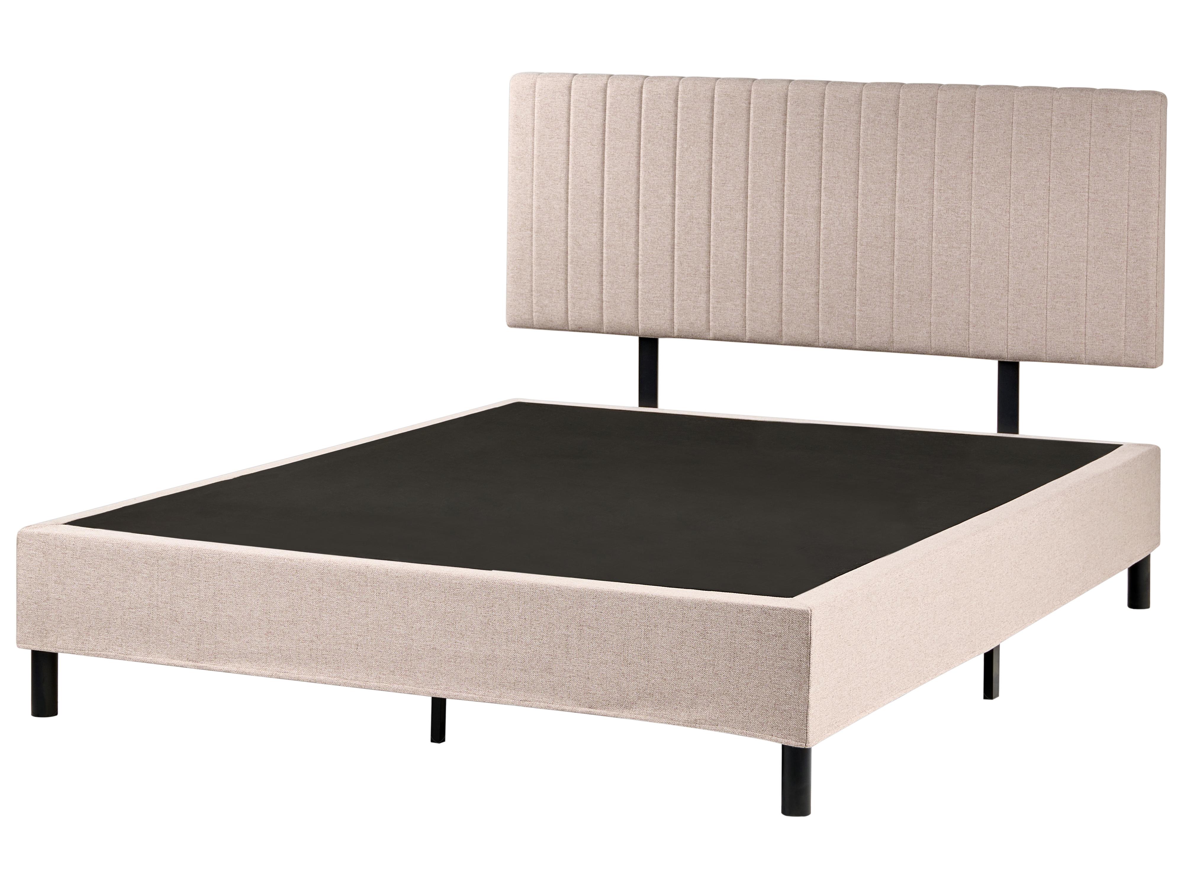 Divan Bed Fabric COUNTESS 160 x 200 cm (EU King Size) Beige_1054308