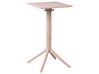 Stolik ogrodowy barowy LEMNOS 60 cm 60 cm Beżowy
