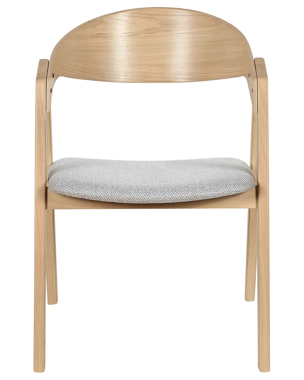 Set di 2 sedie da pranzo YUBA Legno Grigio chiaro_837229