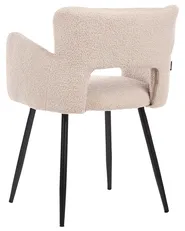 Set of 2 Dining Chairs SANILAC Boucle Beige_947074