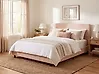 Bed Boucle ALBI 140 x 200 cm (EU Double) Beige