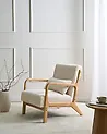 Armchair SORSELE Corduroy White