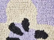 Set of 2 Decorative Cushions SOAPWORT Cotton 45 x 45 cm Purple_906649