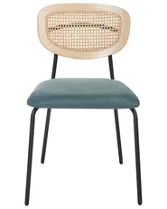 Set di 2 sedie da pranzo MAYETTA Rattan Foglia di tè_931874