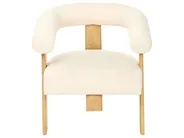 Living Room Set ILBRO Boucle Off-White/ Light Brown_985019
