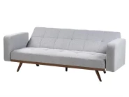 Sofa Bed 3 Seater HJULBY Grey_1030198