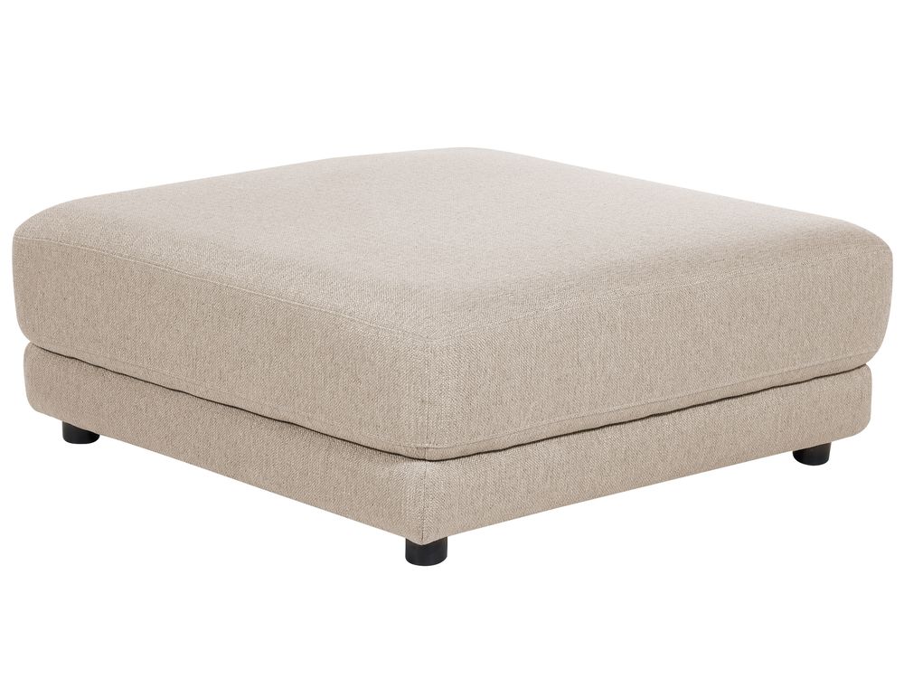 Ottoman SIGTUNA Fabric Beige