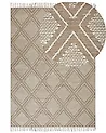 Rug KACEM Beige 160 x 230 cm Cotton