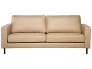 Divano 3 posti SAVALEN Pelle sintetica Beige_723706