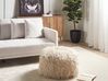 Faux Fur Pouffe Light Beige TUKKI_938900