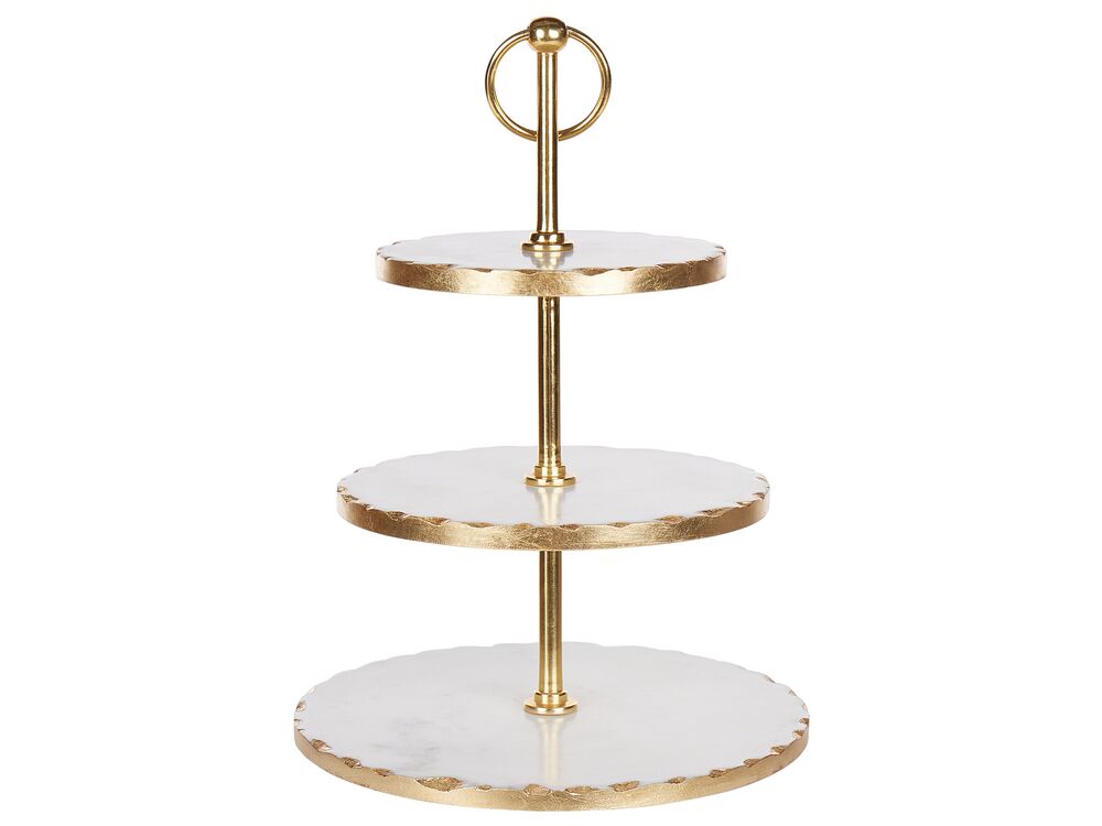 White 3 tier cake stand discount