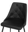 Set of 2 Dining Chairs Faux Leather Black VALERIE_712751