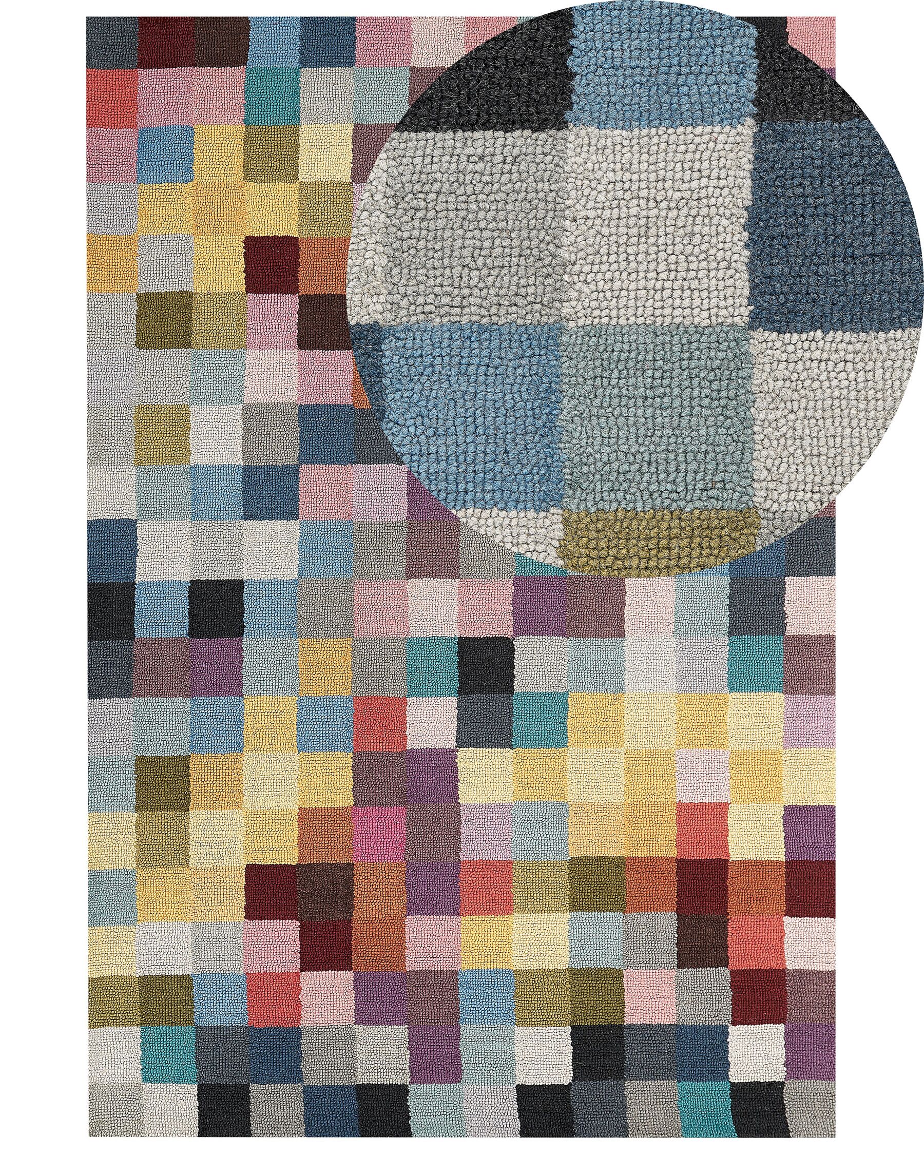 Wool Area Rug 160 x 230 cm Multicolour KANDIRA _836359