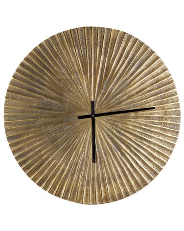 Relógio de parede de cor bronze ø 59 cm VAIGAI