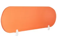 Desk Screen SPARKY 160 x 40 cm Orange_946003