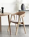 Conjunto de 2 sillas de comedor YUBA Madera Gris claro