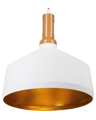 Lámpara de techo blanco/dorado SEPIK