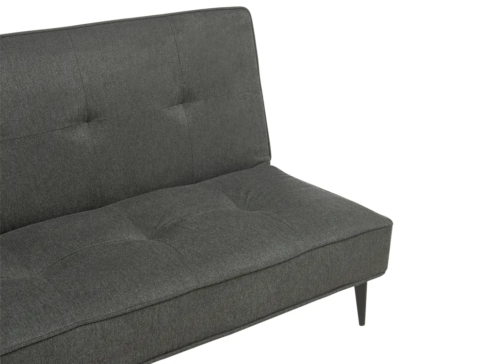 Divano letto 3 posti ESSVIK Tessuto Grigio scuro_894371