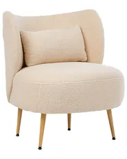 Poltrona OTSBY II con cuscino Bouclé Beige_942041