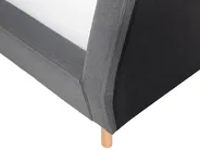 Bed Fabric VIENNE 180 x 200 cm (EU Super King) Grey_814337