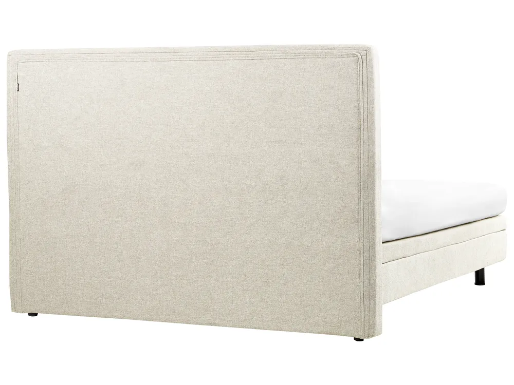 Adjustable Bed Fabric DUKE II 180 x 200 cm (EU Super King) Beige_989041