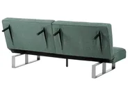 Divano letto 3 posti DUBLIN Tessuto Verde_923336