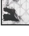 Cuadro en lienzo enmarcado de poliéster gris/negro 63 x 93 cm ERRANO_816175