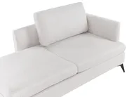 Right-Hand Chaise Longue SIEVOZ Fabric Light Beige_978590