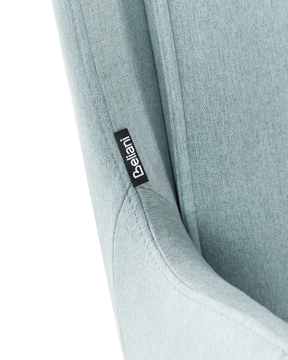 Set of 2 Dining Chairs Swivel AVELAR Fabric Light Blue_945017