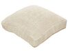 Coussin de sol en coton beige 70 x 70 x 15 cm JOARA_880077