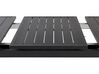 Conjunto de comedor 8 plazas de metal negro/gris/madera clara VALCANETTO/BUSSETO_846209