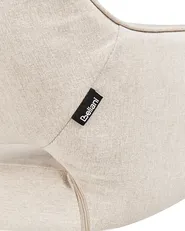 Set di 2 sedie da pranzo LOURES Tessuto Beige chiaro_945646