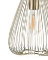 Metal Pendant Lamp Gold CONCA_691426