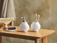 Set da 3 accessori per il bagno SHELL Ceramica Bianco_823296