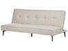 Fabric Sofa Bed Beige ESSVIK_894341