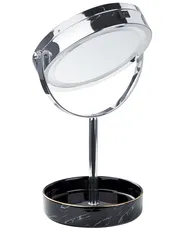 Specchio per make-up LED SAVOIE Nero/Argento_847893