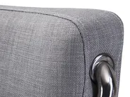 Bed Fabric PARIS 140 x 200 cm (EU Double) Grey_743711