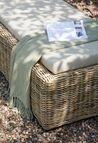 Rattan Sun Lounger with Cushion Taupe PALESE_928114